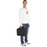 Tommy Hilfiger Herren TH MONOTYPE Computer Bag AM0AM12745 Laptoptasche, Schwarz (Black)