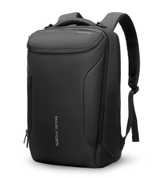 waterdichte laptoprugzak met USB 17,3 inch / 15,6 inch voor mannen, multifunctionele rugzak, diefstalbeveiliging, business dagrugzak, grote inhoud, zwart, YKK-3 Taschen, rugzak