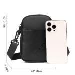 Mini Messenger Bag met ritssluiting, crossbody schoudertas, klein, waterdichte borsttas voor heren, anti-diefstal schoudertas, mobiele telefoon, crossbody tas, voor dagelijks gebru