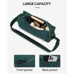 Schoudertas heren schoudertas dames mannenhandtas borsttas crossbody sling bag messenger crossbag multifunctionele tas voor sport reizen pendelen fietsen wandelen, donkergroen, Med
