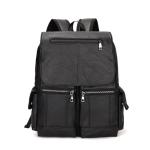 CHDWEY Umhängetaschen für Herren Multi Pocket Rucksack Männer Mode Rucksack Casual Sport Rucksack Teenager Gute Qualität Männer Rucksack Handtasche(Black)