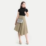 Mini Crossbody Tas Voor Vrouwen Clutch Chain Schoudertas Avondfeest Glanzende Pailletten, Zilver, Medium