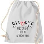 Shirtinstyle Gymtas, bye bye en dank voor de mooie tijd, opvoeder, leraar, leraren, gymtas, tas, schooltas, kleuterschool
