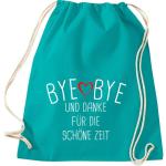 Shirtinstyle Gymtas, bye bye en dank voor de mooie tijd, opvoeder, leraar, leraren, gymtas, tas, schooltas, kleuterschool