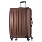 HAUPTSTADTKOFFER Alex Handbagage, 55 x 38 x 23 cm, TSA, 4 wielen, 42 liter, reiskoffer, hardshellkoffer, rolkoffer, boordbagagekoffer, bruin, kofferset