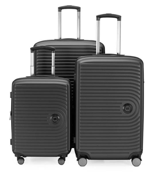 HAUPTSTADTKOFFER Midden grote harde koffer, TSA, 4 wielen, check-in bagage met 8 cm volumevergroting, 77 cm, 130 liter, grafiet, grafietgrijs, kofferset