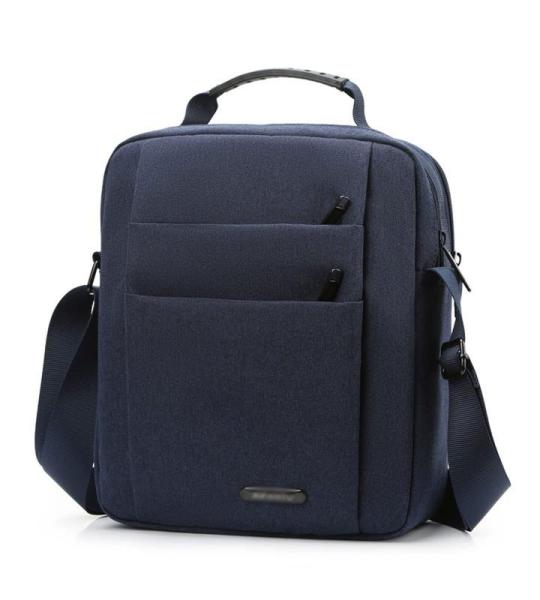 CHDWEY Umhängetaschen für Herren Männer Handtasche Nylon Männer Umhängetasche Reine Farbe Casual Crossbody Tasche for Männliche Geschäftsreisen Multifunciton Männer Tasche(