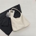 CXINLky Schoudertas voor dames, PU-leer, kleine draagtas, schoudertas, zachte hobo handtassen, effen tas, handtas, schoudertas voor vrouwen