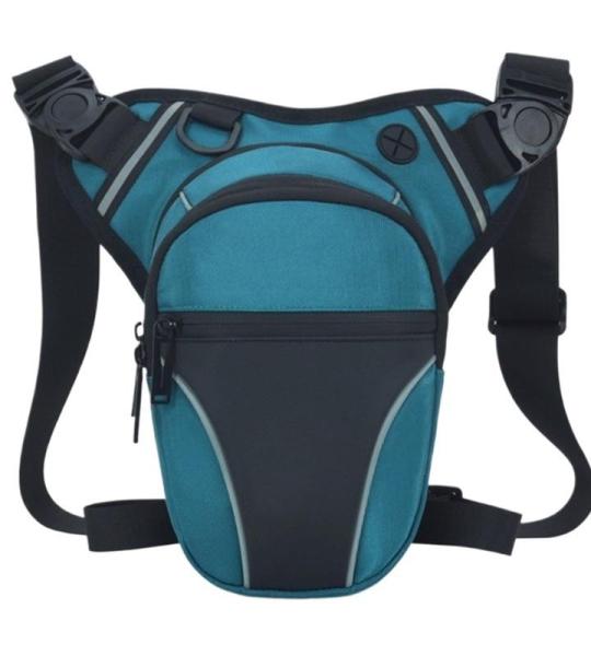 YDYAENIO Motorrad Beintasche Herren Beintasche for Männer und Frauen, Oberschenkeltasche mit Beingurt, wasserdichte Gürteltasche(Green)