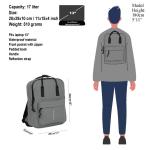 Mart Chicago Antraciet 9L Rugtas Waterafstotend Laptop 13"