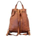 BZNA Bag Rinalto coganc bruin Italië rugzak backpacker designer tas handtas schoudertas leer dames nieuw