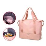 CHDWEY Umhängetaschen für Herren Sport Gym Fitness Trockene nasse Trennung Yoga Bag Reise Handtaschen for Schuhe Frauen Die Schulter SAC de Sport Gepäck Duffle(Green)