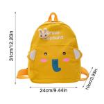 Jungen und Mädchen Kindergarten Schultasche Mode Kinder Rucksack Niedlich Cartoon Elefant Rucksack Plüsch Rucksack Kinder Wäschesack