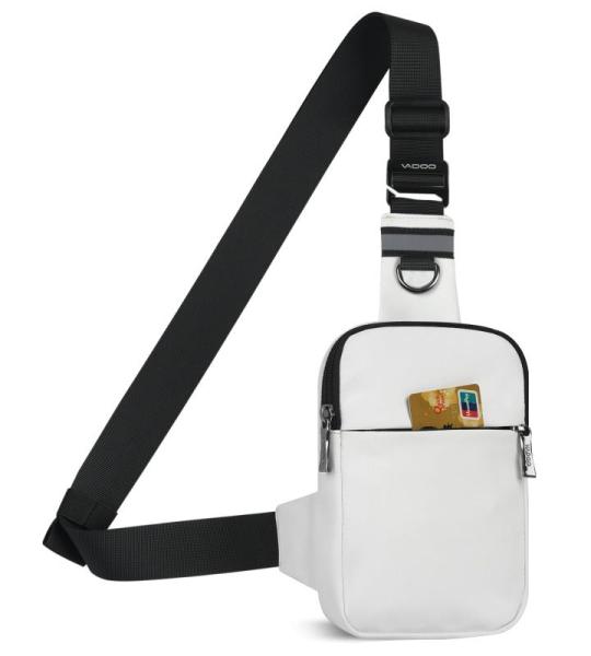 FRID Anti-diefstal Sling Chest Crossbody tas, diefstalbestendige tas,schoudertas, borstzak van nylon voor dames en heren, licht, eenvoudig en met grote capaciteit