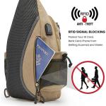 Canvas Borsttas & Schoudertas & Sling Bag voor Mannen en Vrouwen Geschikt voor Reizen, Wandelen en Dagjes Uit
