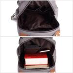 KAUKKO Canvas Tactical Vintage Borsttas Tactical Schoudertas