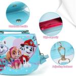 Philoctes Tas voor kinderen, meisjes, kinderhandtas, kleine handtas met verstelbare riem, cadeaus voor kinderen, Blauwe hond