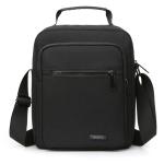 CHDWEY Umhängetaschen für Herren Casual Business Umhängetasche Männer Crossbody Taschen Hohe Qualität Männer Mode Multifunktions Messenger Bag Nylon Männer Handtasche(Black,