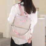 LOIJMK Umhängetaschen Kinder UK Beliebte Nylon Mädchen Beige Studenten Stifttasche im Rucksack Damen Schultaschen Umhängetaschen Damen Groß Messenger
