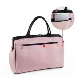 CHDWEY Umhängetaschen für Herren Frauen Sporttasche Stripe Gym Back Fitness Sporttasche Große Reise Handtasche Duffle Bags Über Nacht Wochenende Reisetaschen Männer(Pink)