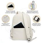 BITUOR Schoolrugzak voor dames, rugzak voor dames, 15 inch laptoprugzak, schoolrugzak, meisjes, tieners, met laptopvak, waterdichte schooltas, dagrugzak, elegant, voor school, univ