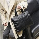 CHDWEY Umhängetaschen für Herren Einfache Herrenhandtasche, Aktentasche Business Casual, Business-Computer-Datei-Paket, Schulter Diagonal-Paket, koreanische Art Office Bag