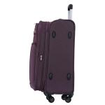 BEIBYE Reiskoffer met 4 wielen, stoffen koffer, handbagage, kinderbagage, koffer, trolley, set van XL-L-M, lila, Stoffen koffer