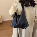 CXINLky Schoudertas voor dames, PU-leer, kleine draagtas, schoudertas, zachte hobo handtassen, effen tas, handtas, schoudertas voor vrouwen