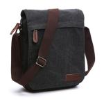 Outreo Heren-schoudertas, retro, schoudertas, vintage, aktetas, van canvas, boodschappentas, voor school, laptop, vrije tijd, beurs, handtas