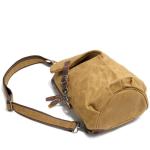 Neuleben Waterdichte schouderrugzak van canvas vintage uniseks heren kleine sling rugzak schoudertas outdoor sport vrije tijd
