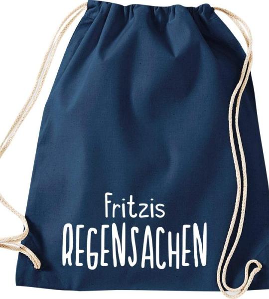 Shirtinstyle Gymtas, regenspullen met wensnaam, kinderdagverblijf, school, vrije tijd, gymtas tas tas