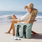 G4Free Stranddraagtas, waterdicht, zanddicht, schoudertas, strandtas, grote sporttas, boodschappentas voor dames