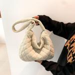 Schoudertas voor dames, handtas, corduroy tassen, grote shopper, tote bag, schoudertas, casual crossbody tas voor school, kantoor, werk, reizen, uitstapjes, winkelen, 01-beige, Lar