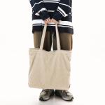 Uniseks schoudertas voor dames, tote bag, corduroy tas, grote schoudertas, shopper, handtas, casual, crossbody tas voor school, universiteit, kantoor, werk, reizen, uitstapjes, win