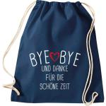 Shirtinstyle Gymtas, bye bye en dank voor de mooie tijd, opvoeder, leraar, leraren, gymtas, tas, schooltas, kleuterschool