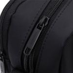 CHDWEY Umhängetaschen für Herren Männer Umhängetasche Casual Hohe Qualität Crossbody Bag Reise Mann Messenger Bag Nylon Business Männliche Handtaschen Geldbörse(Black)