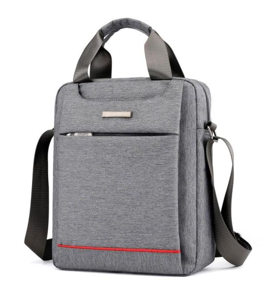 CHDWEY Umhängetaschen für Herren Männer wasserdichte Messenger Umhängetaschen Crossbody Bag Cross Sling Pack Handtasche auf Single-Schulter for Männer(Grijs)