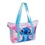 Stitch draagtas voor dames meisjes Reisstrandtas Volledig gevoerd met rits, groot schouderhandvat, handbagage voor 's nachts