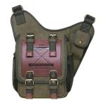 KAUKKO Canvas Tactical Vintage Borsttas Tactical Schoudertas