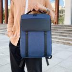 CHDWEY Umhängetaschen für Herren Rucksack for Laptoptasche Große Kapazität Nylon wasserdichte Männer Rucksack Gute Qualität Männer Mode Rucksack Casual Trip Bag(Blue)