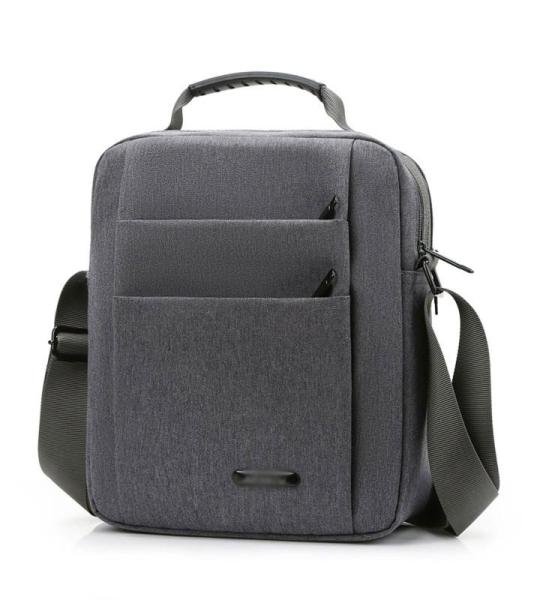 CHDWEY Umhängetaschen für Herren Männer Handtasche Nylon Männer Umhängetasche Reine Farbe Casual Crossbody Tasche for Männliche Geschäftsreisen Multifunciton Männer Tasche(