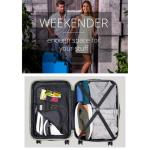 HAUPTSTADTKOFFER - Spree - koffer met harde schaal, trolley, rolkoffer, reiskoffer, 4 dubbele wielen, munt, hand