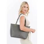 Shopper TAS Anja 33017 dames handtas uni, donkergrijs 840, Eén Maat