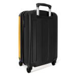 NoBoringSuitcases.com Kinderkoffer, handbagage, harde koffer met TSA-slot, jongens en meisjes, trolley, reiskoffer, draagtas, rolkoffer, klein of middelgroot, 42 Herdershond - Gele