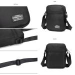 Mini Messenger Bag met ritssluiting, crossbody schoudertas, klein, waterdichte borsttas voor heren, anti-diefstal schoudertas, mobiele telefoon, crossbody tas, voor dagelijks gebru