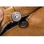 CHDWEY Umhängetaschen für Herren Mode Männer Umhängetasche for Männer Echtes Leder Handtasche Kleine Männliche Messenger Messenger Kleine Telefon Crossbody Taschen(Coffee)