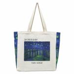 Draagtas, Draagtassen Dames, Boodschappentas, Schoudertas Stoffen Tas, Katoenen Tas, Jute Tas, Met Vintage Print, Canvas Tote Bag om te winkelen School