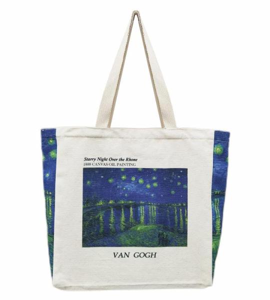 Draagtas, Draagtassen Dames, Boodschappentas, Schoudertas Stoffen Tas, Katoenen Tas, Jute Tas, Met Vintage Print, Canvas Tote Bag om te winkelen School