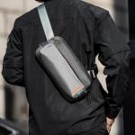 Compact Sling Bag, 4L Minimalistische Borsttas Schoudertas voor Mannen en Vrouwen, Waterafstotende Lichtgewicht Kleine Crossbody Schoudertas voor Vrije Tijd, Reizen