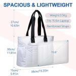 Tote Bag, voor Dames Groot Shopper Schoudertas Dames Lichtgewicht Damestas Handtassen voor Laptop Dagelijks Werk